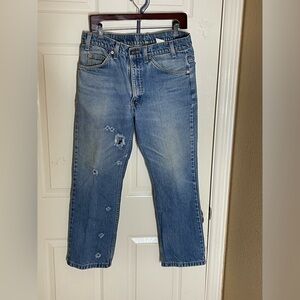 VINTAGE 1970’S 517 LEVI’S ORANGE TAB Jeans 33X30”​​​​​​​​​​
